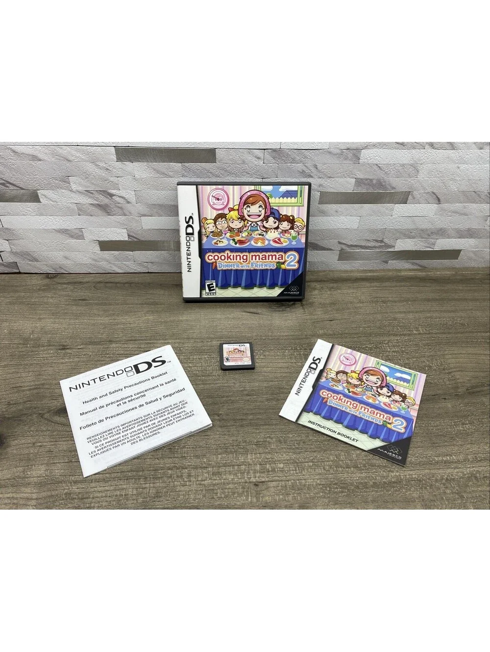 Cooking Mama 2: Dinner With Friends (Nintendo DS, 2007) CIB TESTED **NEAR MINT**